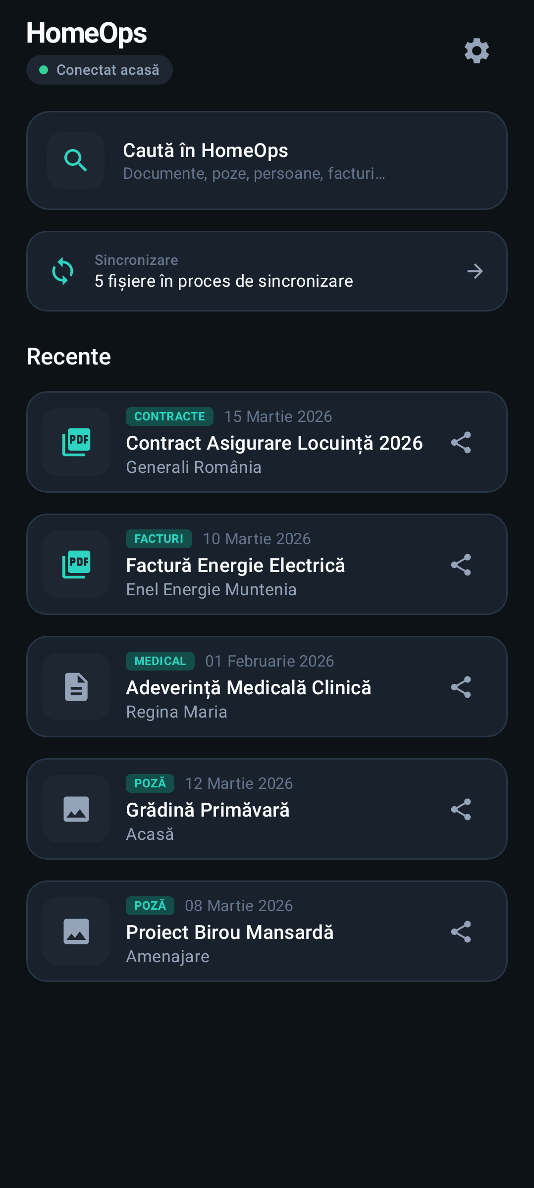 HomeOps app preview